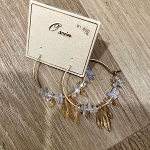 Gem Hoop Earrings